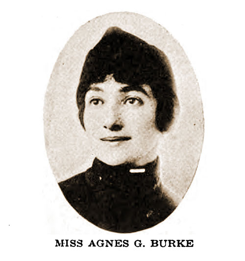 Signal Corps Telephone Operator Miss Agnes G. Burke of Detroit.