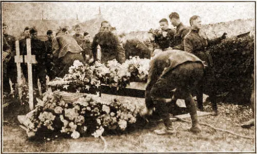 Burial of Miss Bartlett in Tours, France.