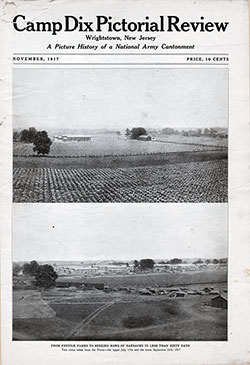 Front Cover, Camp Dix Pictorial Review, Volume 1, Number 1, November 1917.