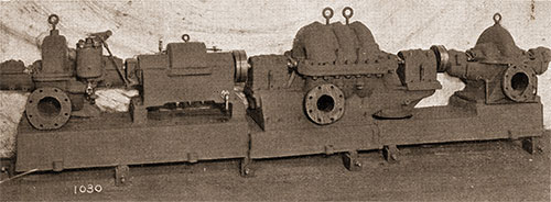 Steam turbine and pump unit