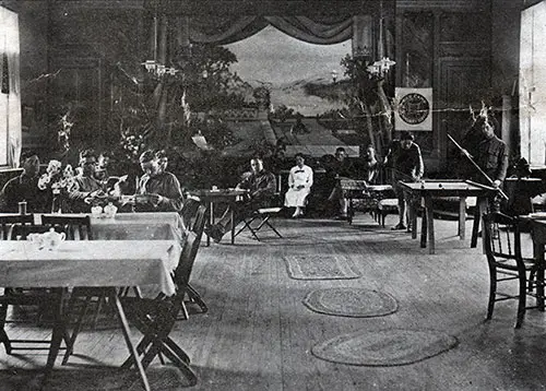 The Interior of the Pemberton Soldiers’ Club