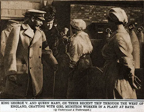 King George V. and Queen Mary, on Their Recent Trip through the West of England
