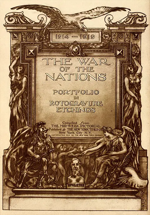 Front Cover, The War of Nations, 1914-1919