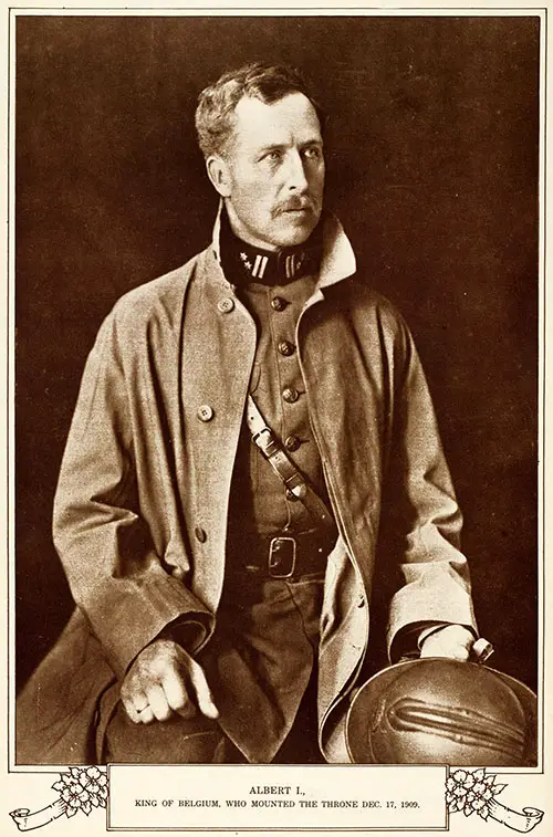 Albert I., King of Belgium, Who Mounted the Throne December 17, 1909.