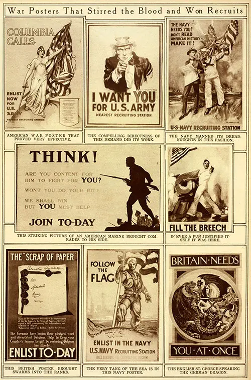 War Posters That Stirred the Blood and Won Recruits