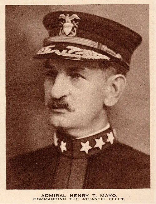 Portrait of Admiral Henry T. Mayo, Commander of the Atlantic Fleet.