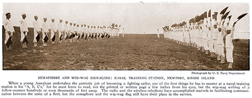 Semaphore and Wig-Wag Signaling: Naval Training Station, Newport, Rhode Island.