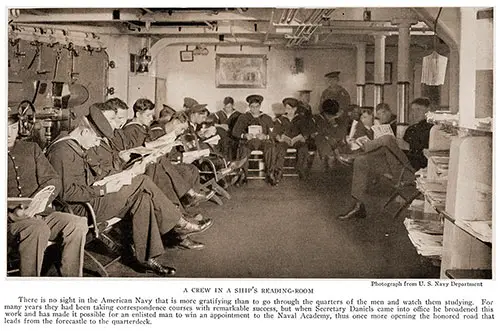 A Crew in a Ship's Reading Room.