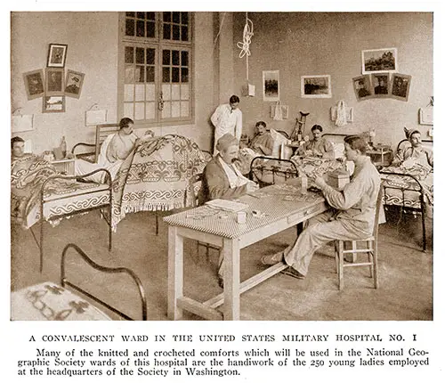 A Convalescent Ward in the United States Military Hospital No. I.