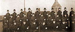 Left Side of Panoramic Group Photograph, Seventh Unit of Telephone Operators of the Signal Corps.