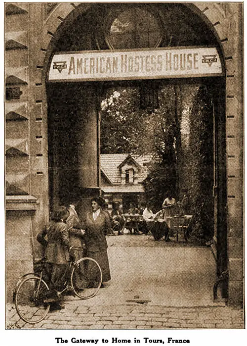 The Gateway to Home, -- The Welcoming American Hostess House in Tours, France.