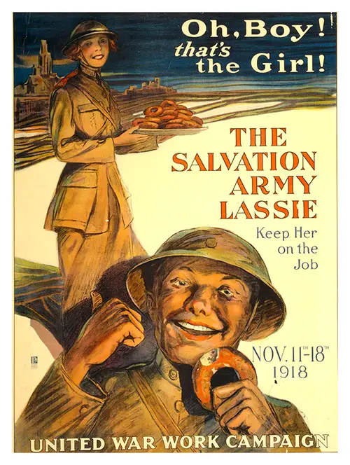Oh, Boy! That's the Girl! The Salvation Army Lassie.