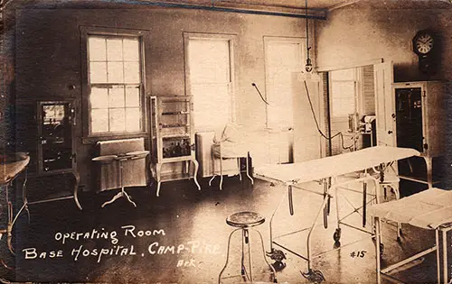 Operating Room at Camp Pike Base Hospital