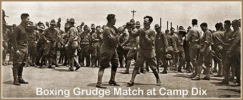 Boxing Grudge Match at Camp Dix.