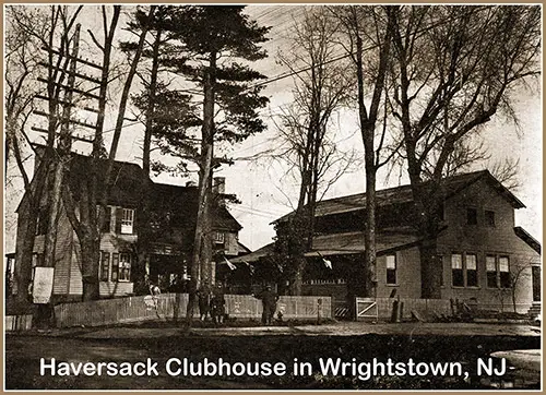 The Exterior of the Haversack Clubhouse in Wrightstown, NJ.
