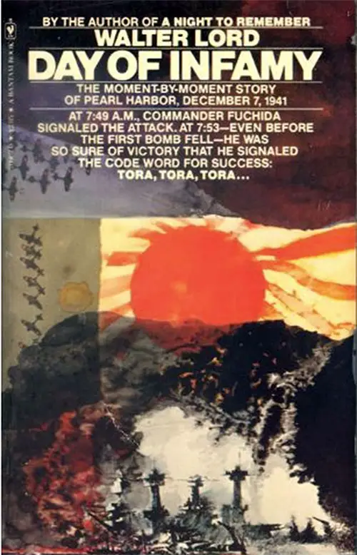 Front Cover, Day of Infamy by Walter Lord, 1970.